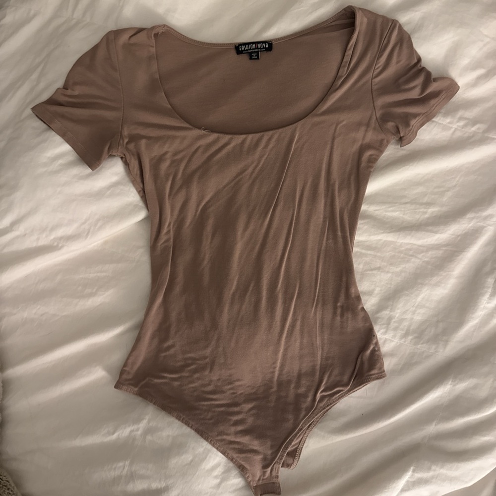 Fashion Nova Brown Bodysuit for Women